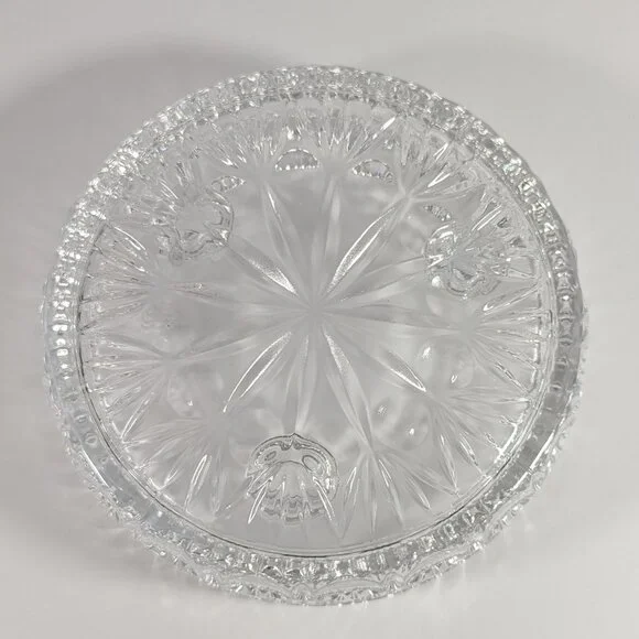 Princess House Full Lead Crystal 3 Taper Candle Holder #830 with Original Box - Picture 4 of 10